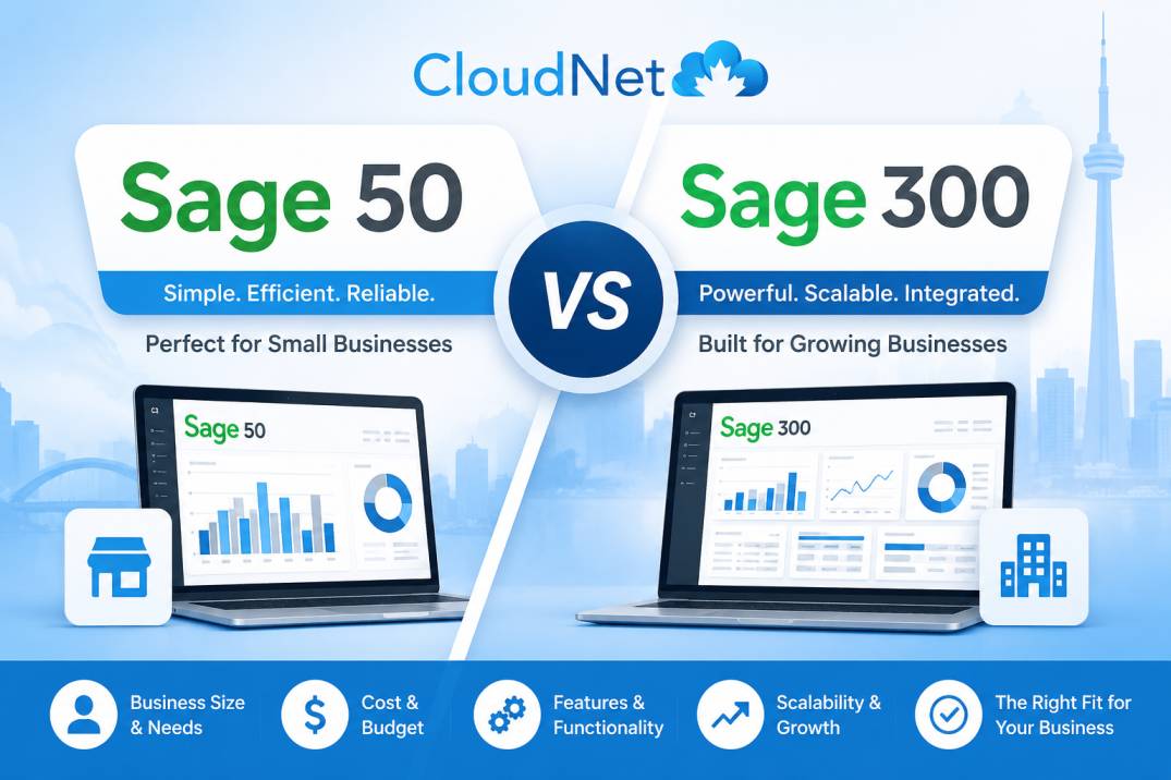 Sage 50 vs Sage 300 at a glance